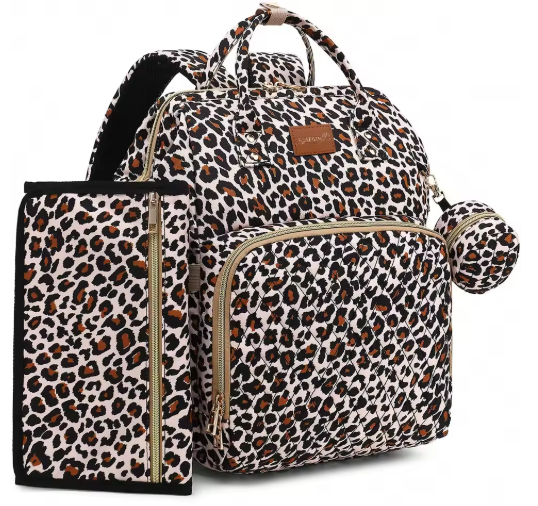 Diaper Bag Backpack with Changing Pad & Pacifier Case – Waterproof Travel Baby Bag for Mom, Perfect for Newborn Essentials