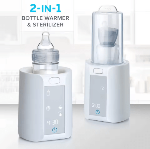 Fast baby bottle sterilizer eliminating 99.9% of germs