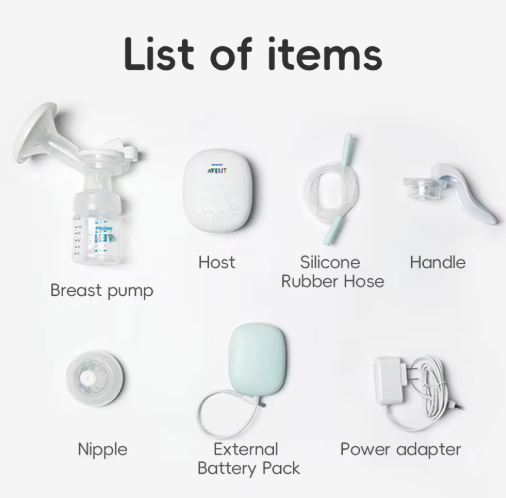 Philips Avent Portable Electric Breast Pump – Smart Massage, Petal Stimulation, Gentle & Efficient for Breastfeeding Moms