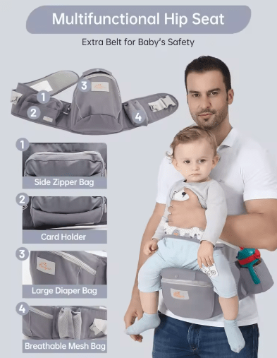 Baby Strap Carrier – All Seasons Newborn to Toddler Hip Carrier