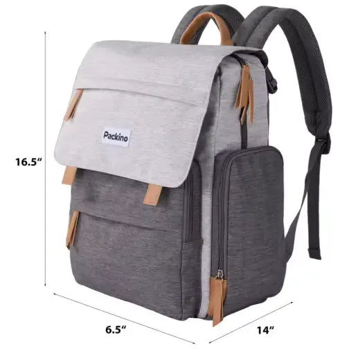 Insulated Sac Mommy Bag – Large Lightweight Diaper Backpack with Stroller Straps for Mom & Dad