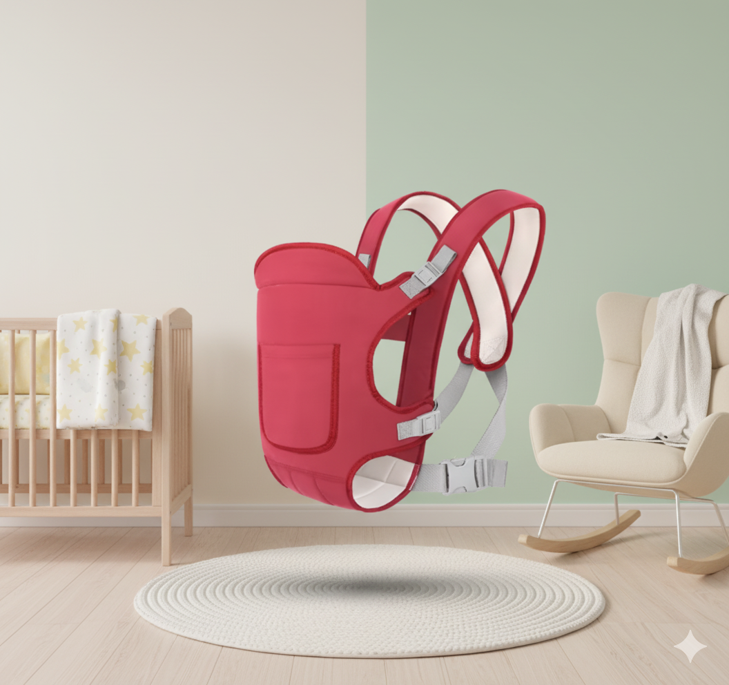 4-in-1 Ergonomic Baby Carrier Backpack – Breathable Infant Sling & Hipseat