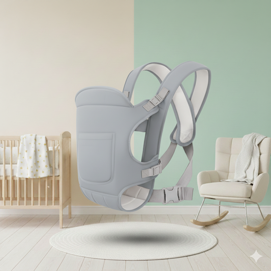 4-in-1 Ergonomic Baby Carrier Backpack – Breathable Infant Sling & Hipseat