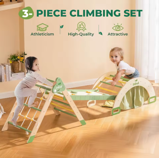 7 in 1 Montessori foldable climbing toy indoor playset for boys and girls