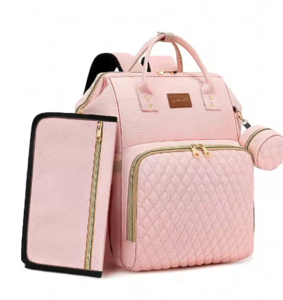 Diaper Bag Backpack with Changing Pad & Pacifier Case – Waterproof Travel Baby Bag for Mom, Perfect for Newborn Essentials