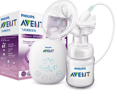 Philips Avent Portable Electric Breast Pump – Smart Massage, Petal Stimulation, Gentle & Efficient for Breastfeeding Moms