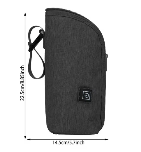 Waterproof insulated baby bottle warmer bag for outdoor use
