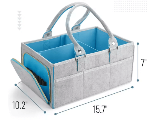 Baby Diaper Caddy Organizer – Portable Car & Nursery Bag