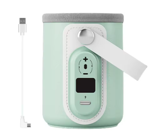 Insulated baby bottle warmer with adjustable temperature control