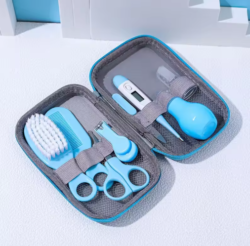 Complete baby care grooming kit 13PCS, BPA-free newborn hygiene set with safe tools for daily baby care